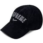 boné nike x supreme preto